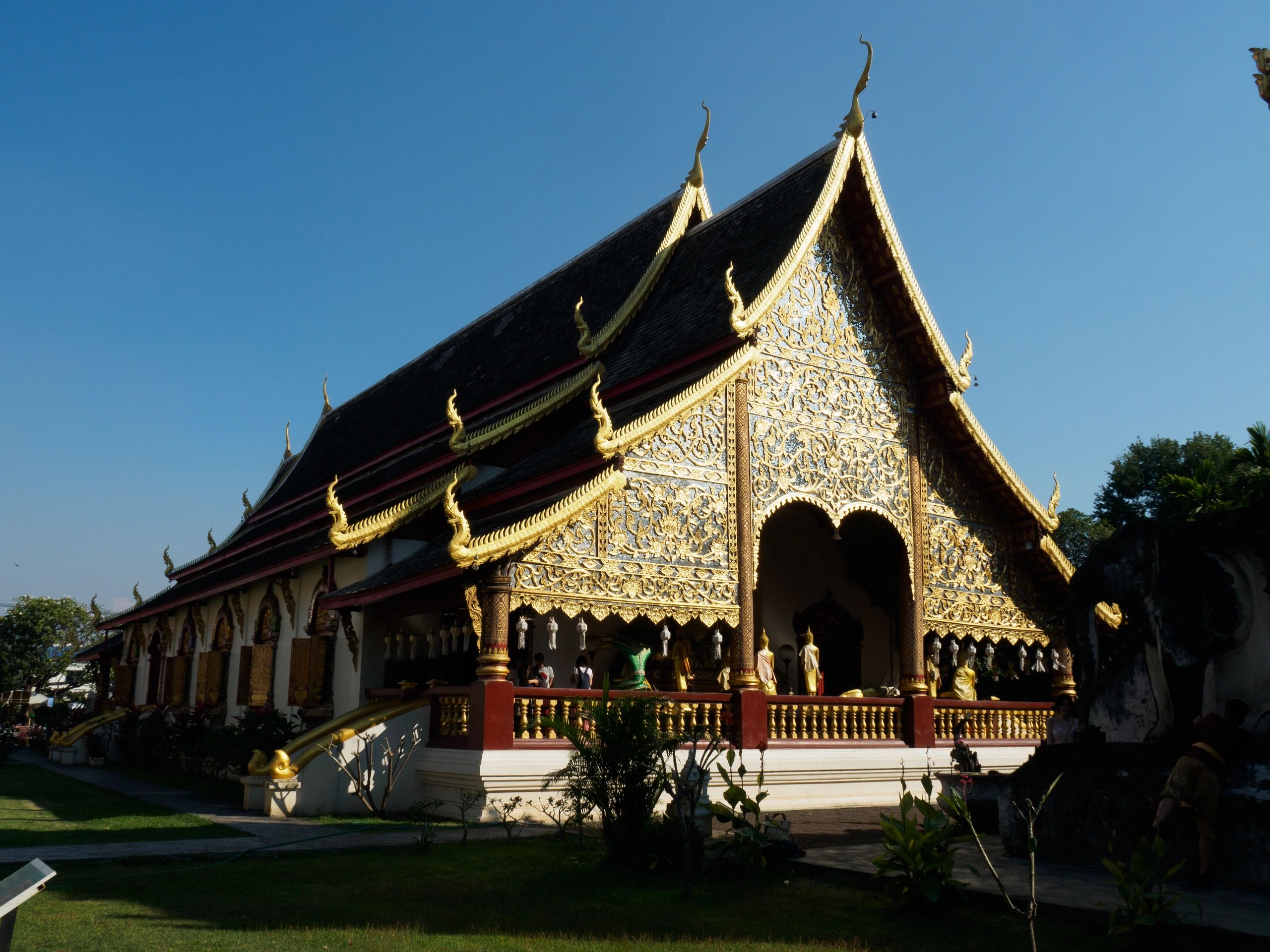 Wat Chiang Man temple building in Chiang Mai old city