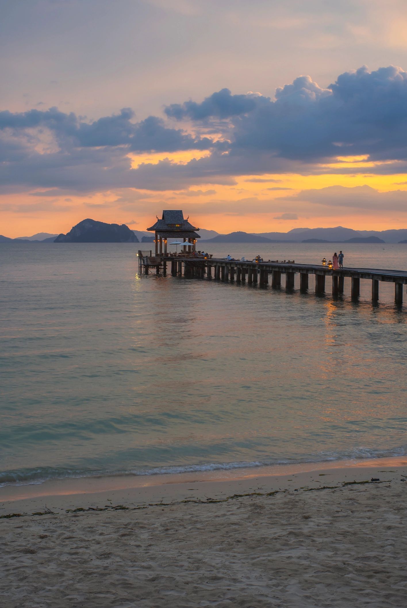 Island and sea view in southern Thailand