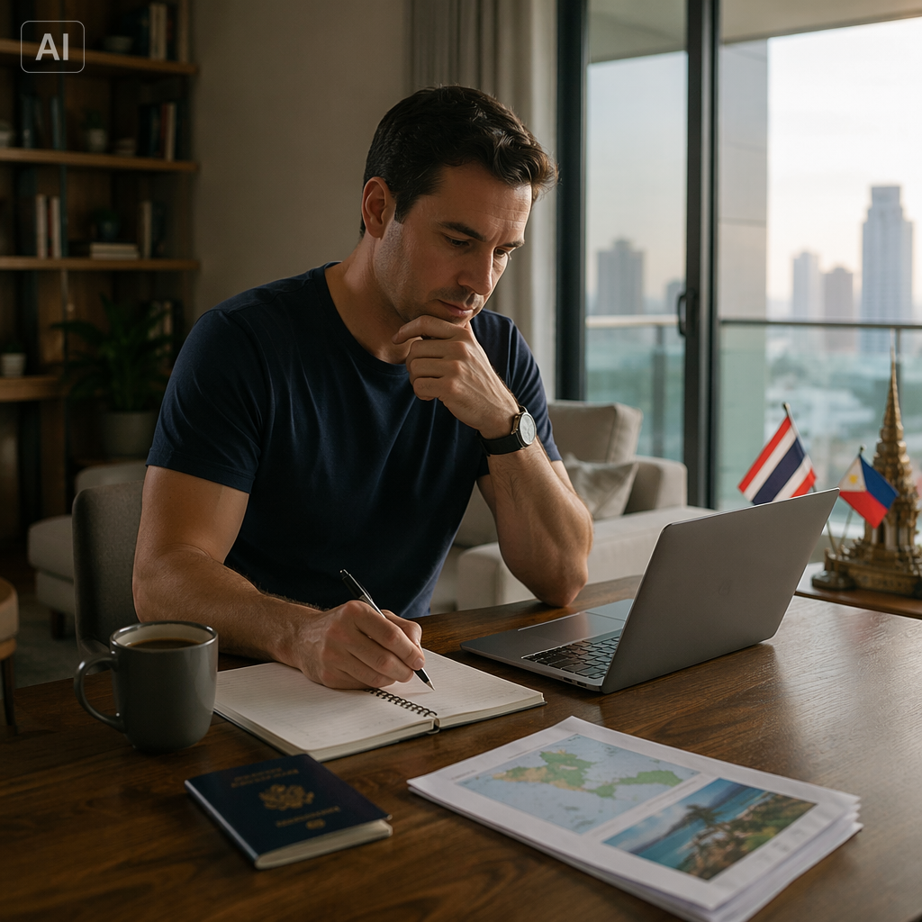 Ordinary expat planning long-term residency options in Southeast Asia
